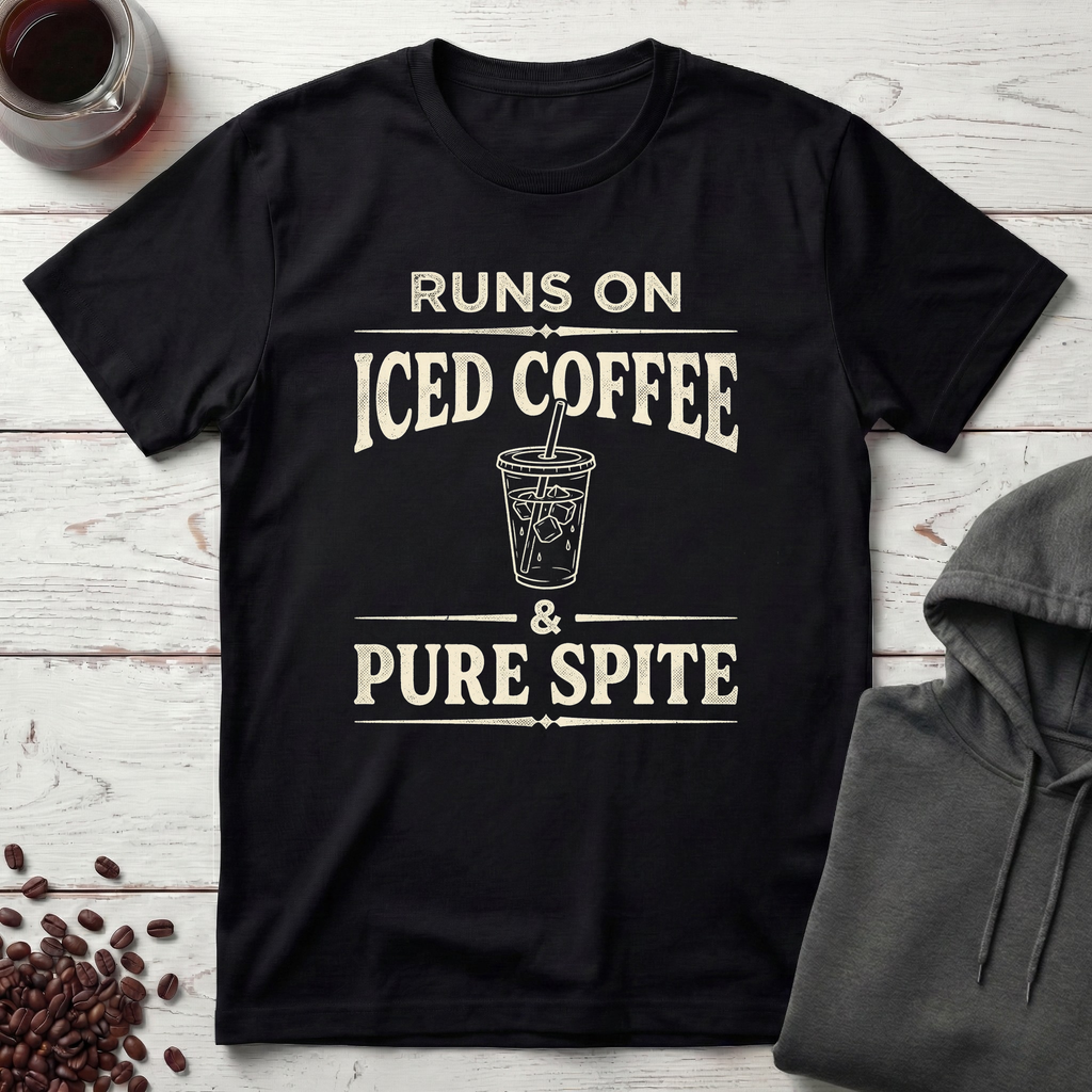 Runs On Iced Coffee T-Shirt