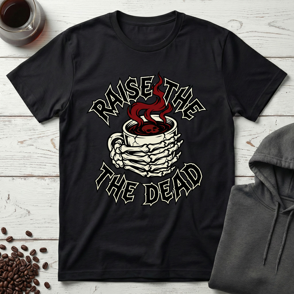 Raise The Dead Coffee Metal T-Shirt