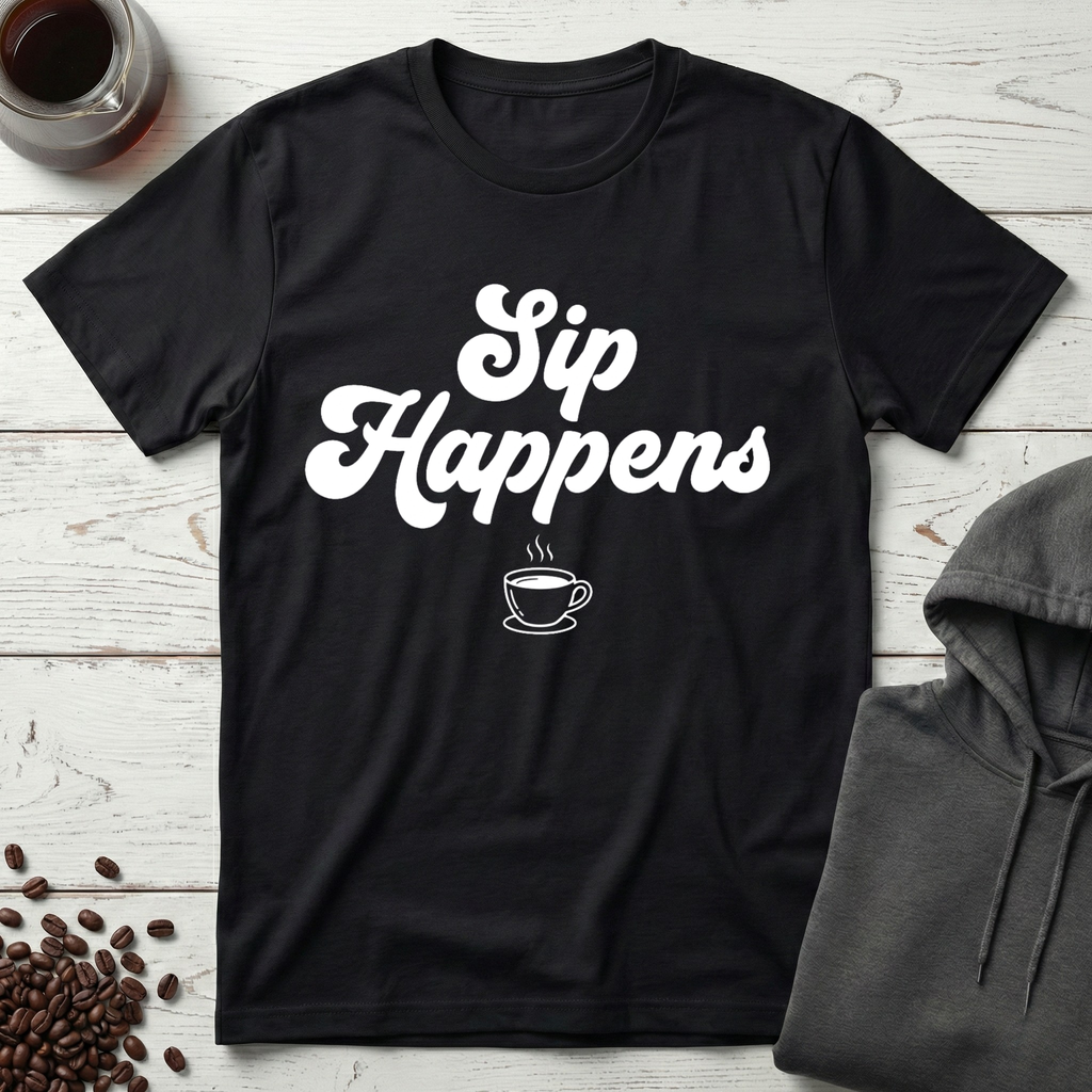 Sip Happens Coffee Lover T-Shirt