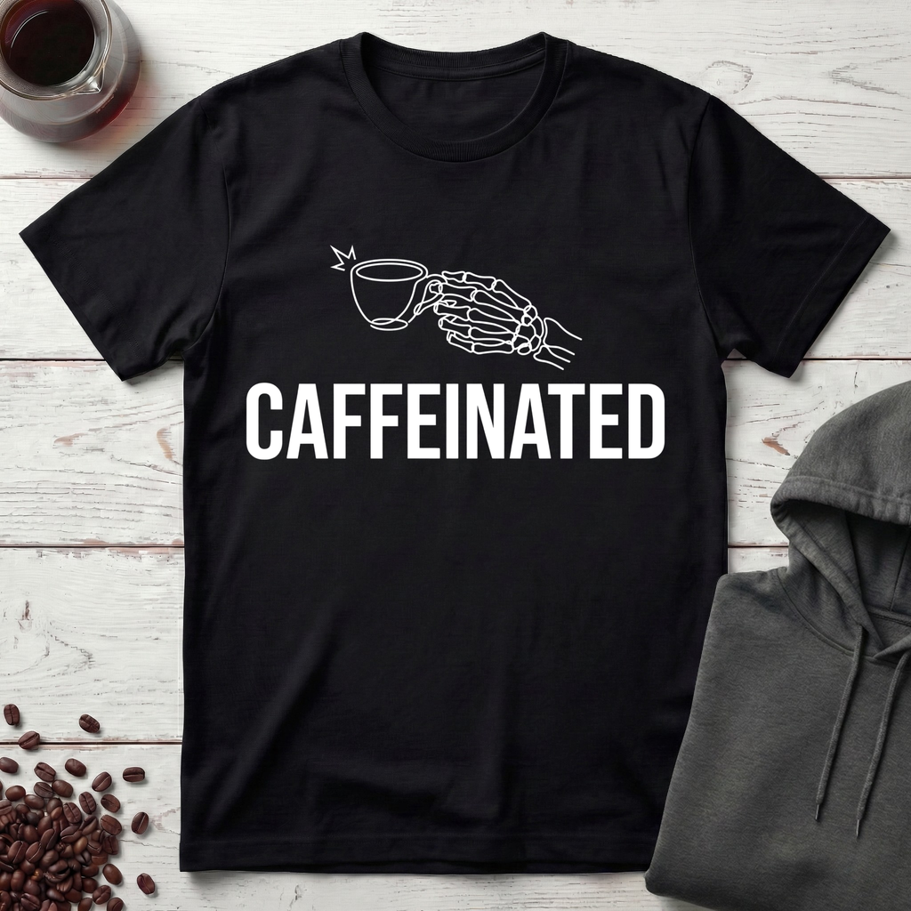 Caffeinated Skeleton T-Shirt