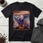 The Empty Pot Dread Coffee Scream Parody T-Shirt