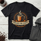 Brewed for Chaos Coffee Crest T-Shirt
