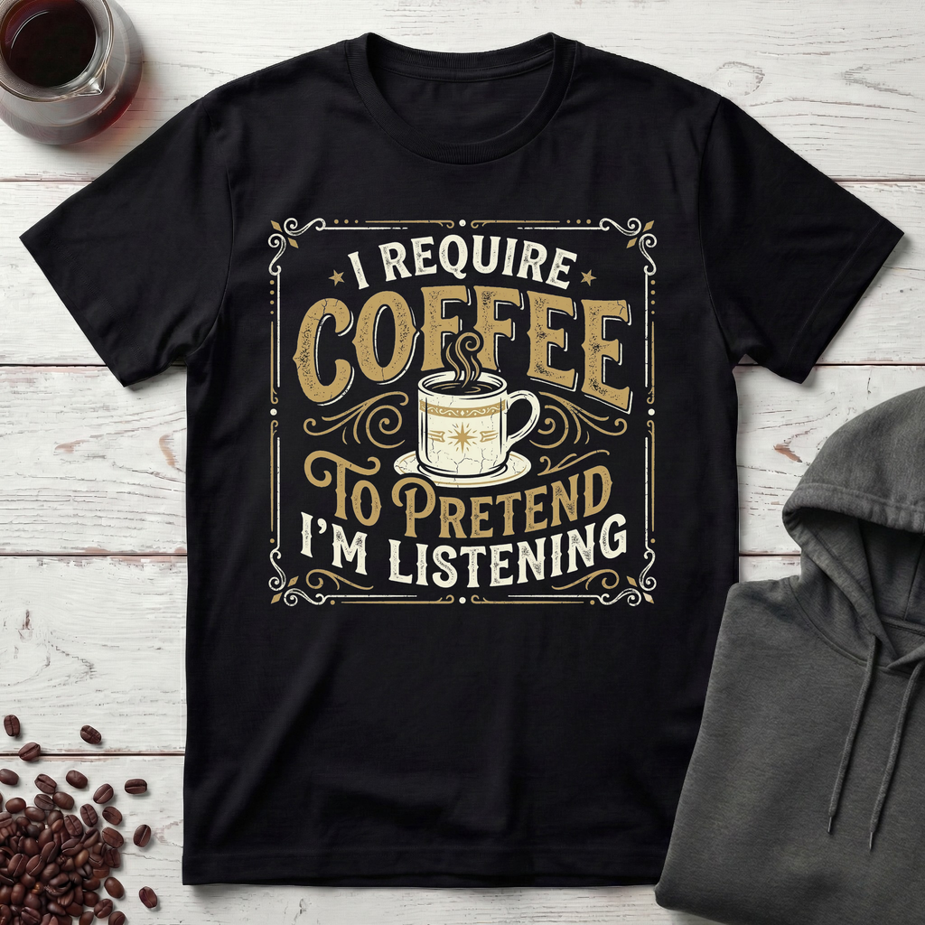 I Require Coffee T-Shirt