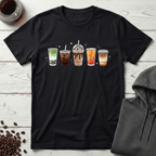 Five Coffee and Tea Favorites Lineup T-Shirt