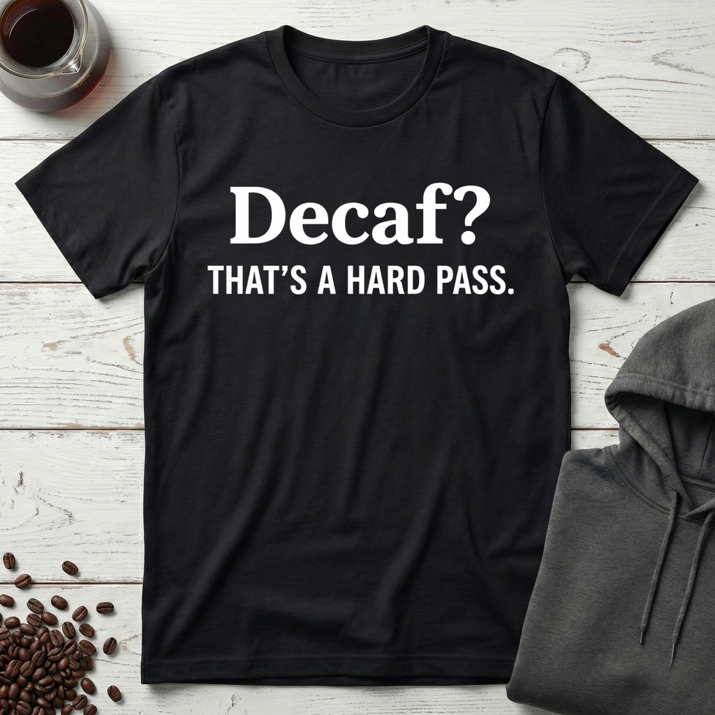 Decaf? That’s a Hard Pass T-Shirt