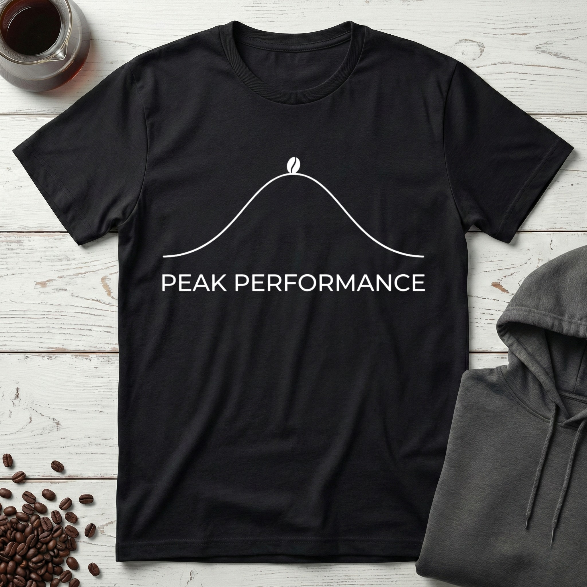 Peak Performance Coffee Bean Summit Graph T-Shirt
