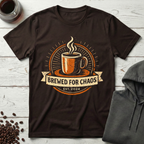 Brewed for Chaos Coffee Crest T-Shirt