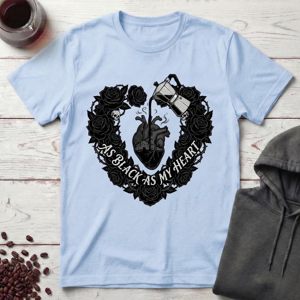 Black As My Heart Gothic T-Shirt