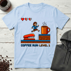 Morning Coffee Quest Arcade T-Shirt