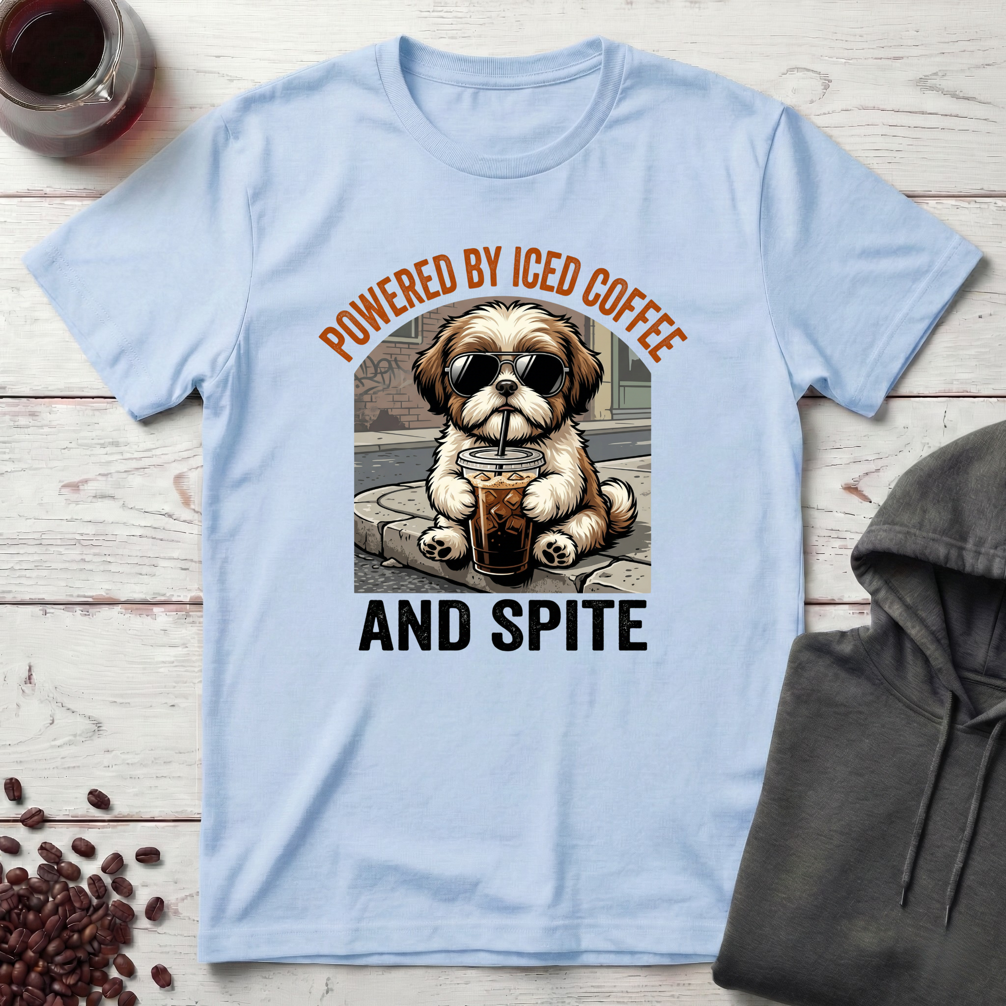 Powered By Iced Coffee T-Shirt