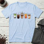 Five Coffee and Tea Favorites Lineup T-Shirt