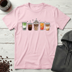 Five Coffee and Tea Favorites Lineup T-Shirt