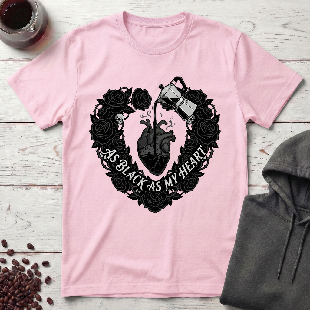 Black As My Heart Gothic T-Shirt