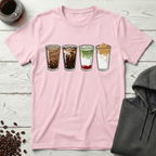 Four Specialty Iced Coffee Lineup T-Shirt