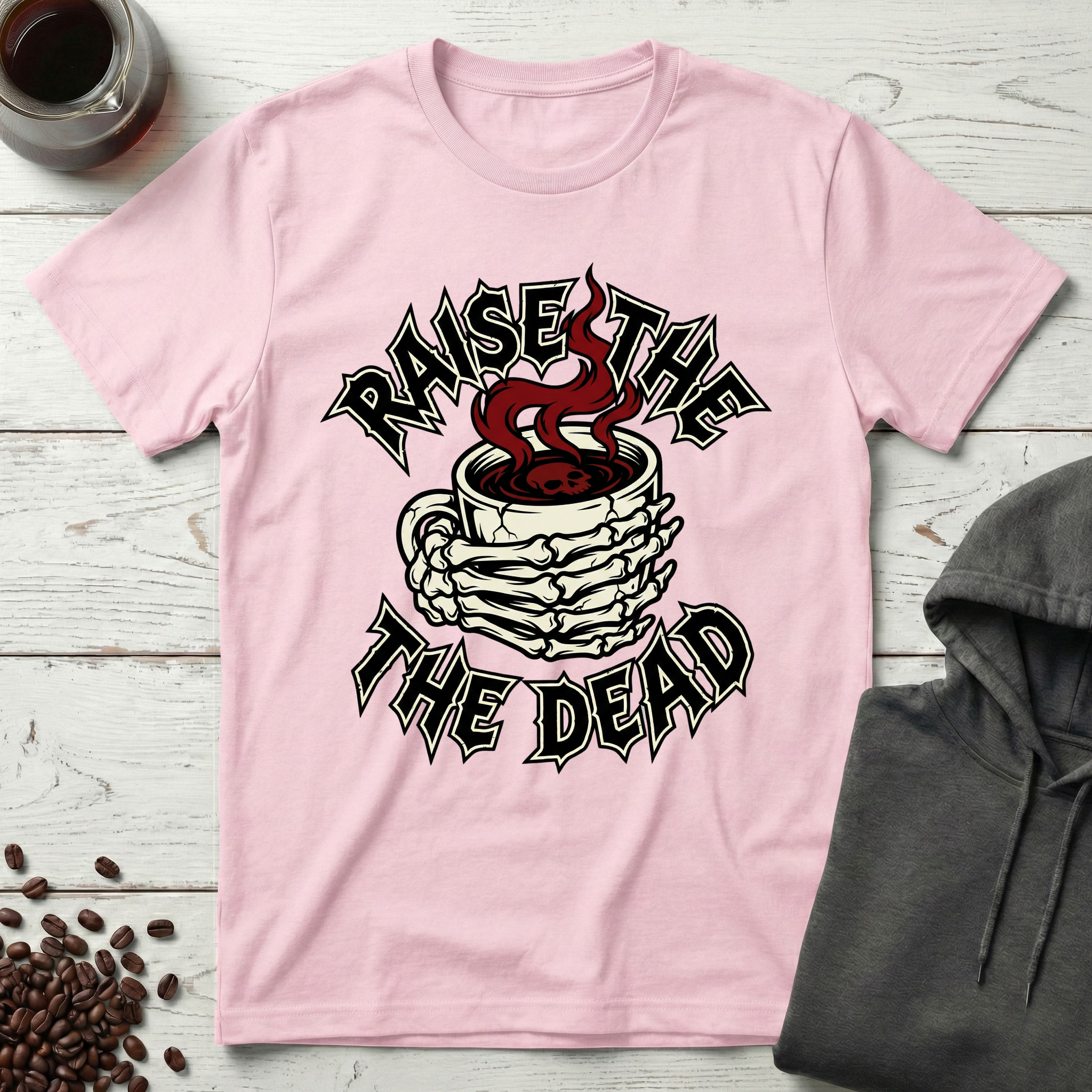 Raise The Dead Coffee Metal T-Shirt
