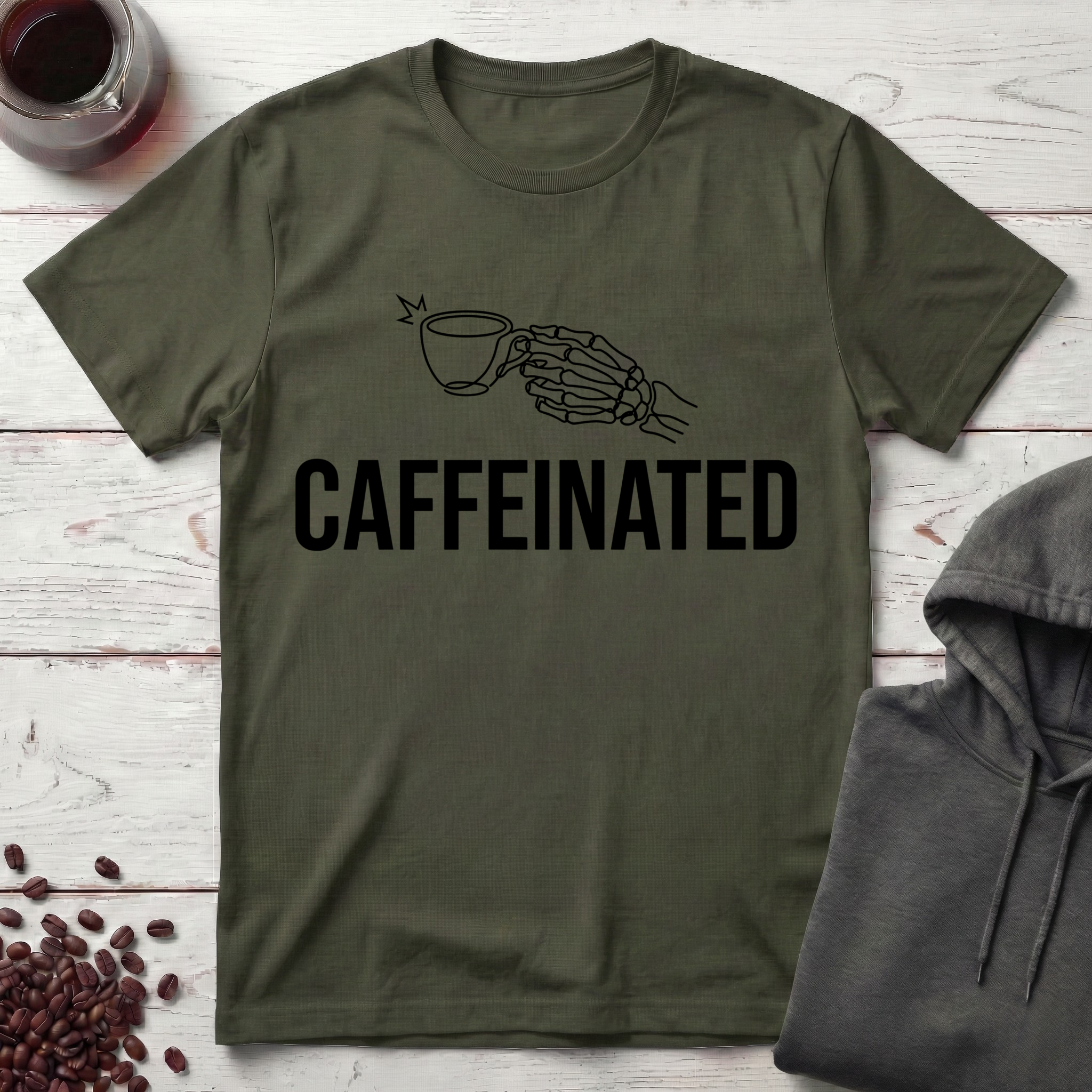 Caffeinated Skeleton T-Shirt
