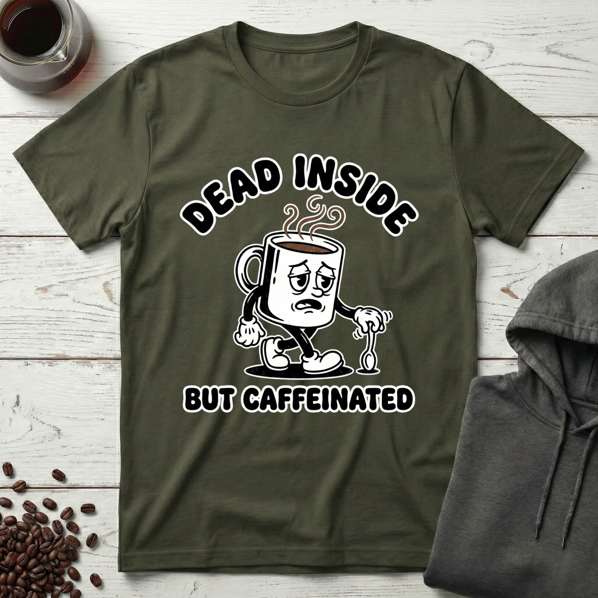Dead Inside But Caffeinated T-Shirt
