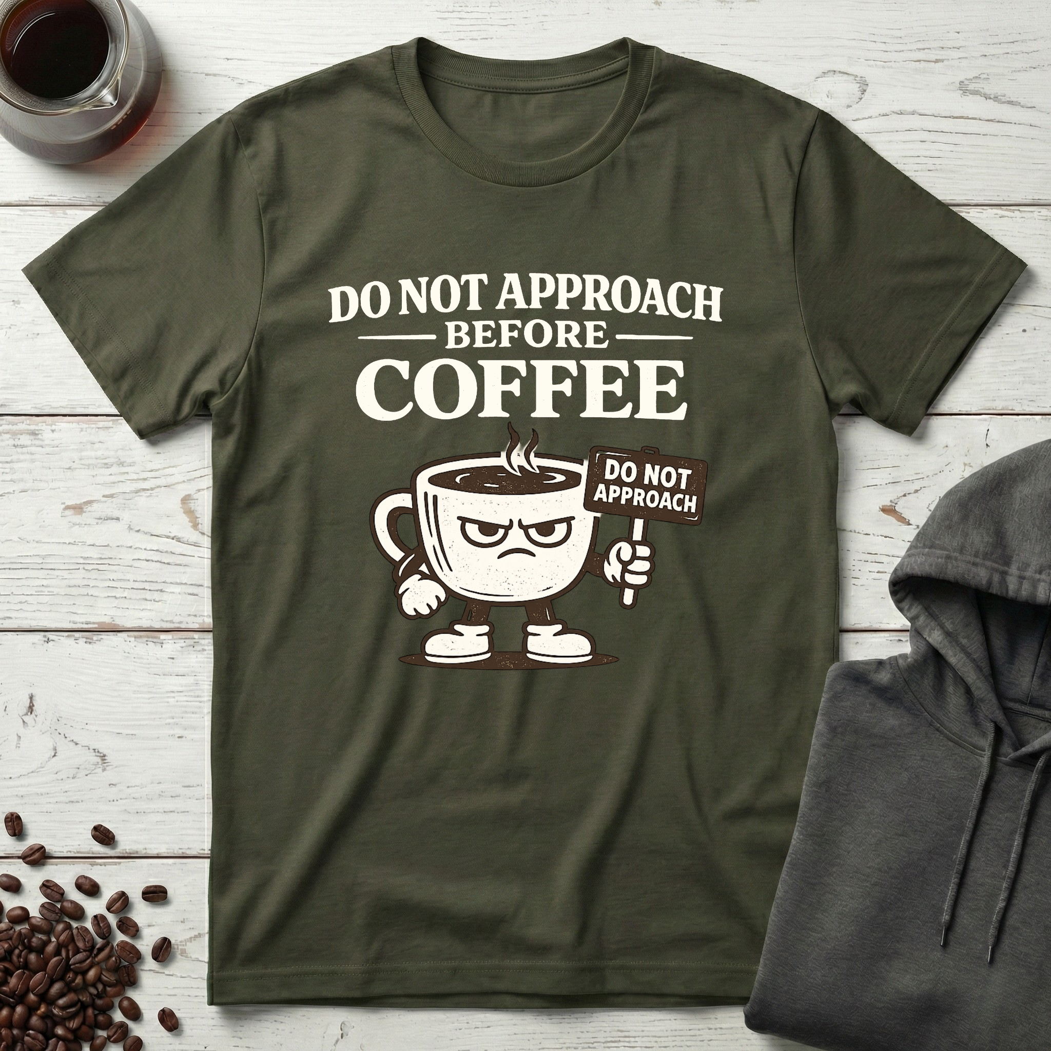 Do Not Approach Before Coffee T-Shirt