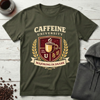 Caffeine University Majoring in Snark T-Shirt