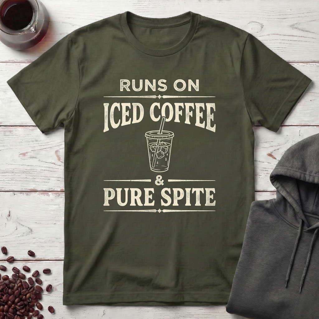 Runs On Iced Coffee T-Shirt