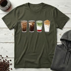 Four Specialty Iced Coffee Lineup T-Shirt