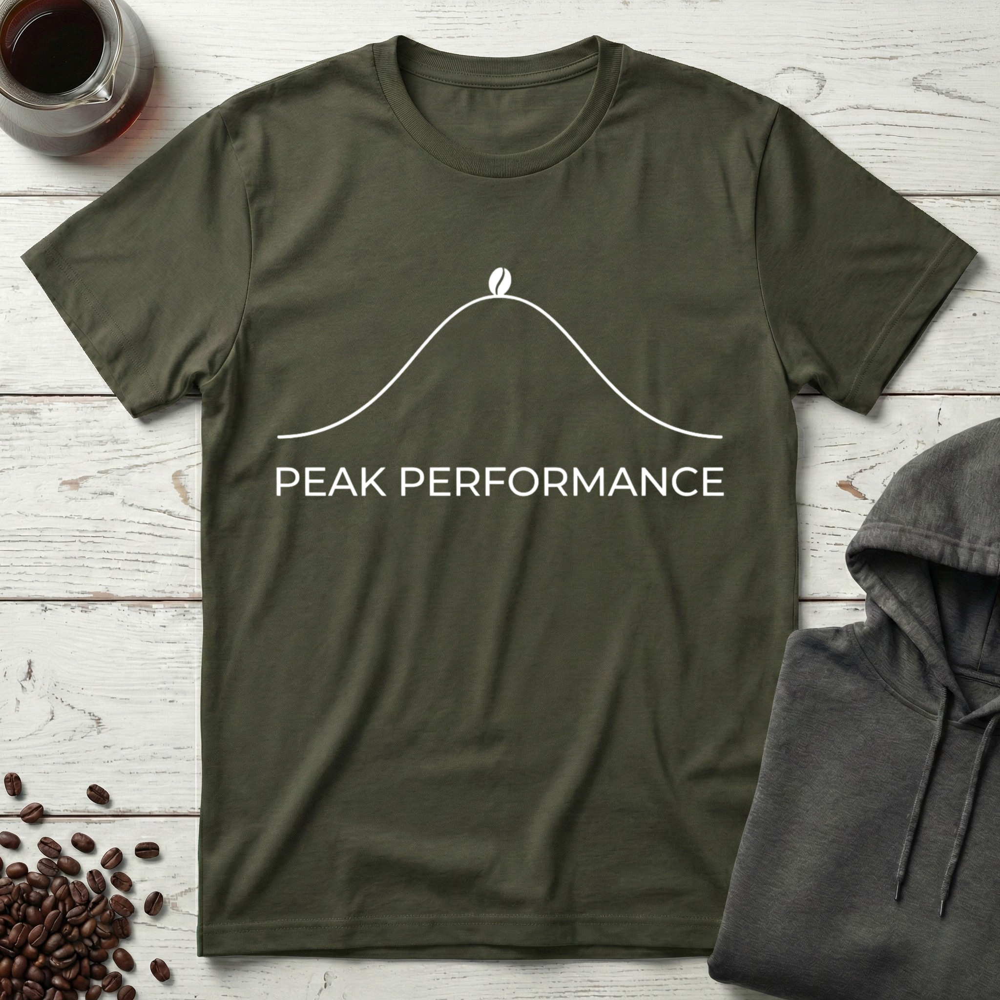 Peak Performance Coffee Bean Summit Graph T-Shirt