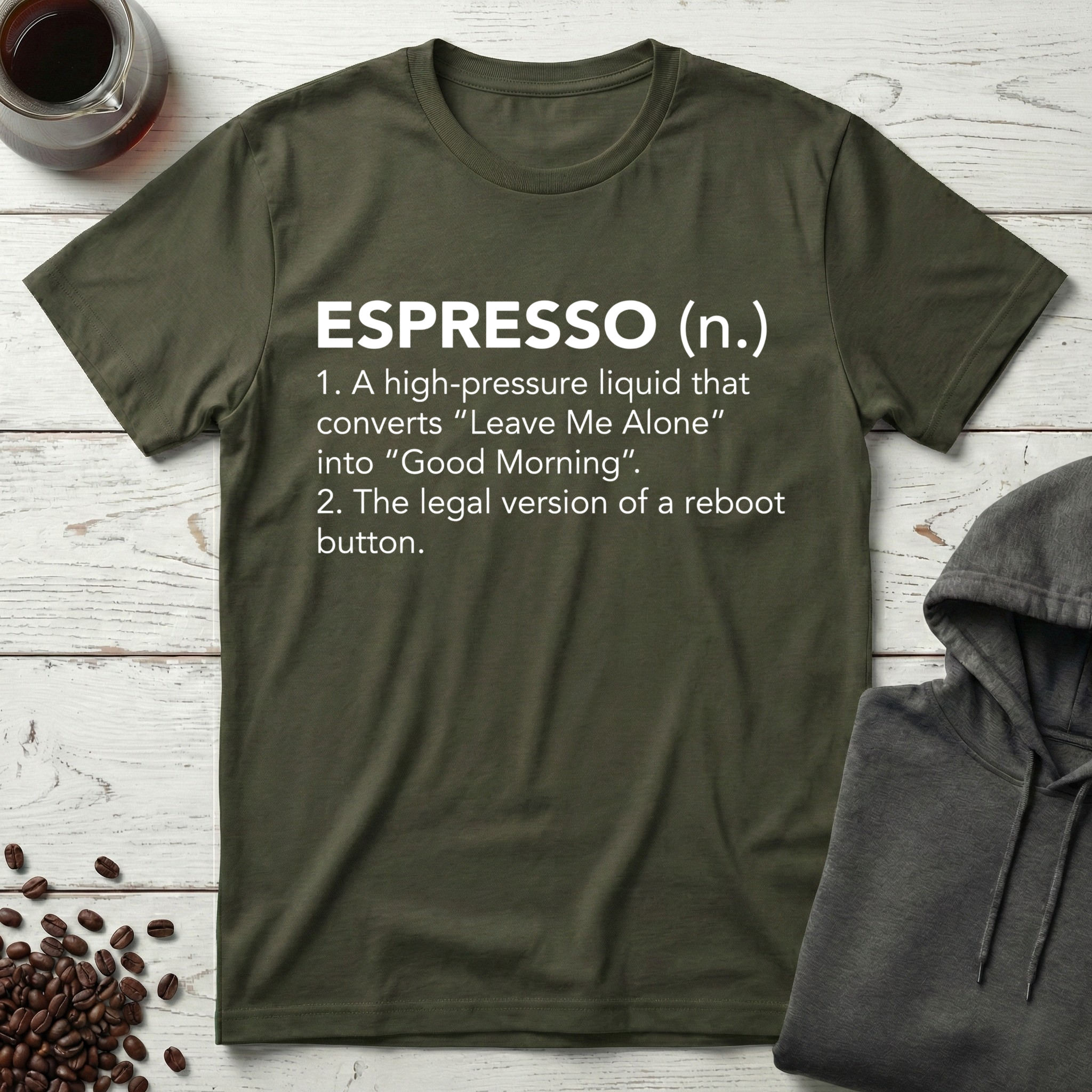 Espresso Definition Coffee Humor T-Shirt