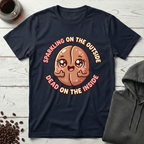 Sparkling on the Outside Dead on the Inside T-Shirt