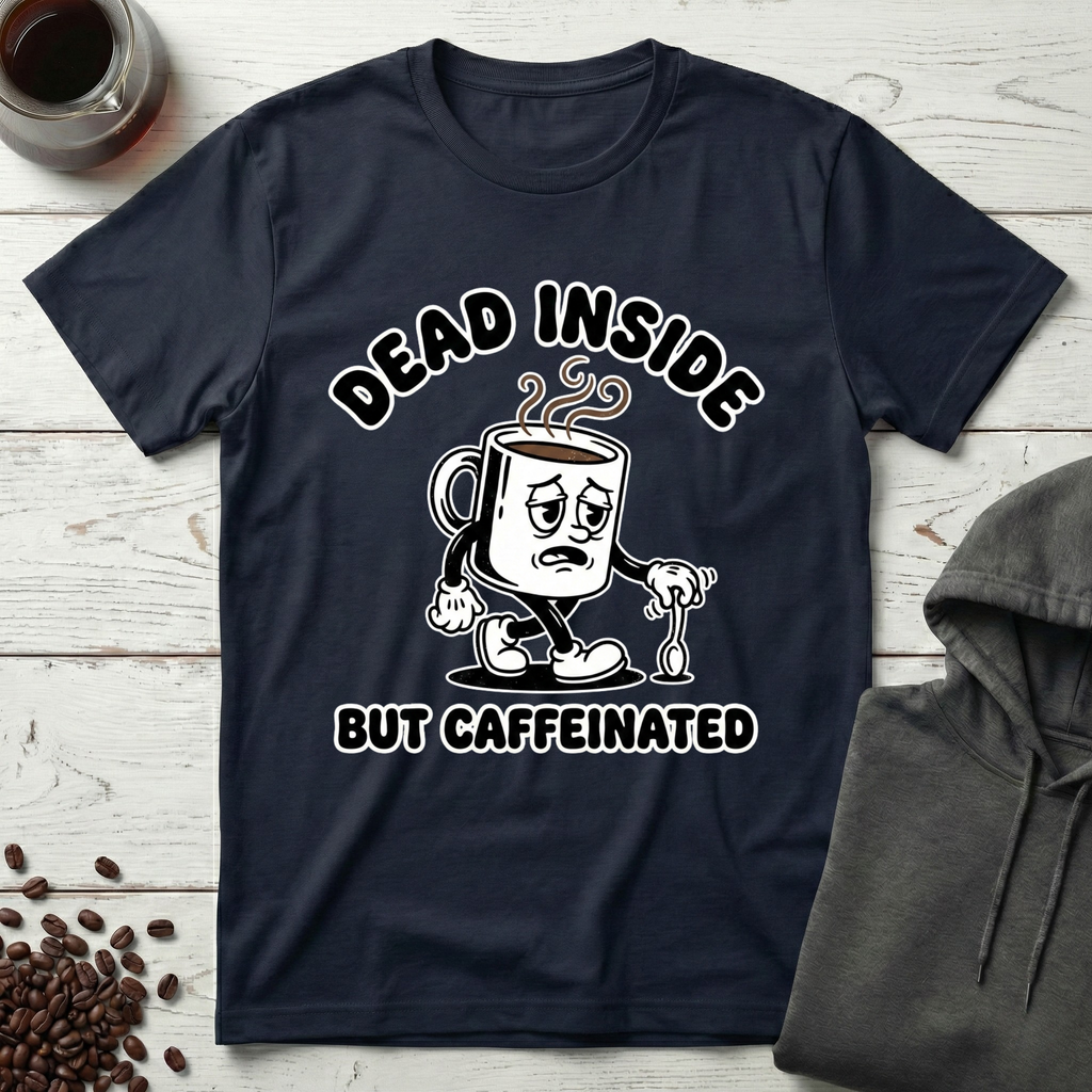 Dead Inside But Caffeinated T-Shirt