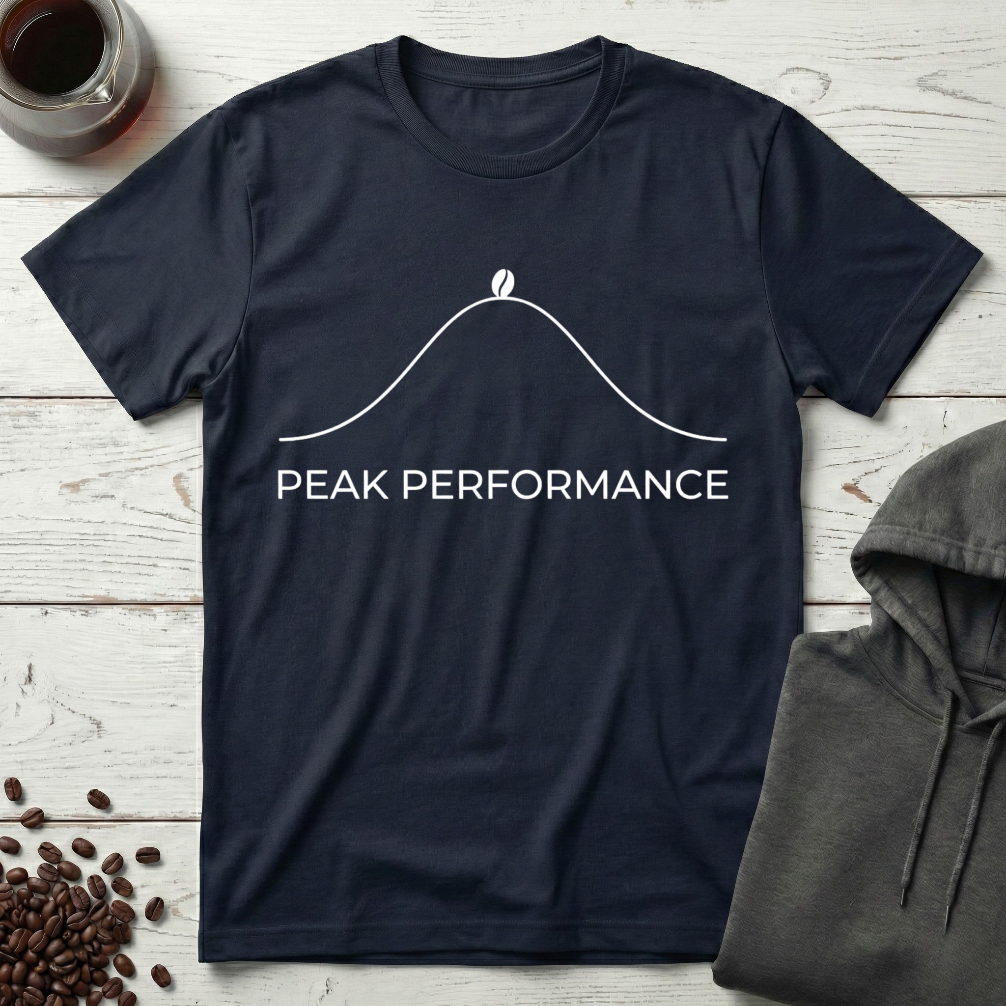 Peak Performance Coffee Bean Summit Graph T-Shirt