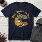 Cats Plants Coffee T-Shirt