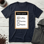 Coffee Survive Repeat Agenda T-Shirt