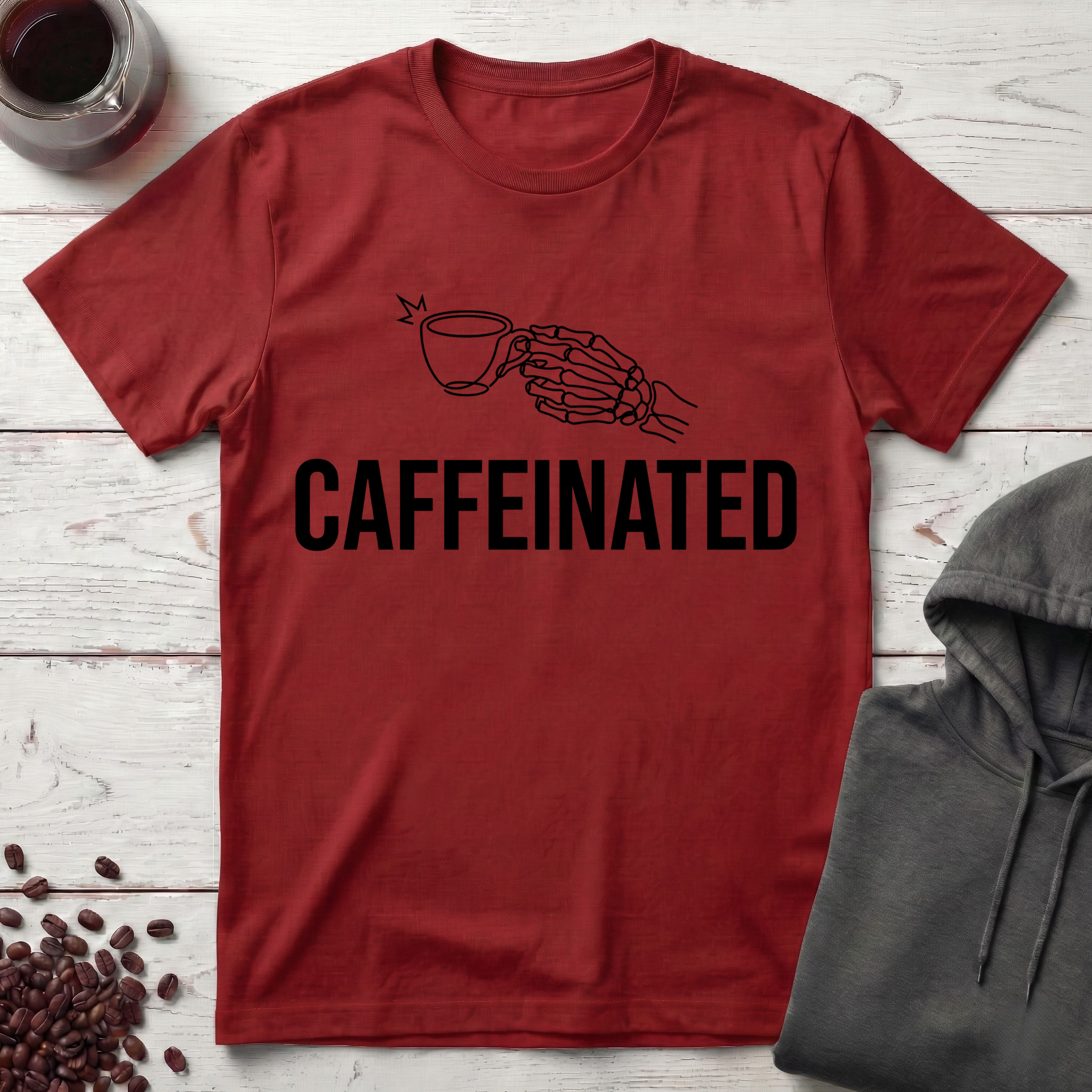 Caffeinated Skeleton T-Shirt