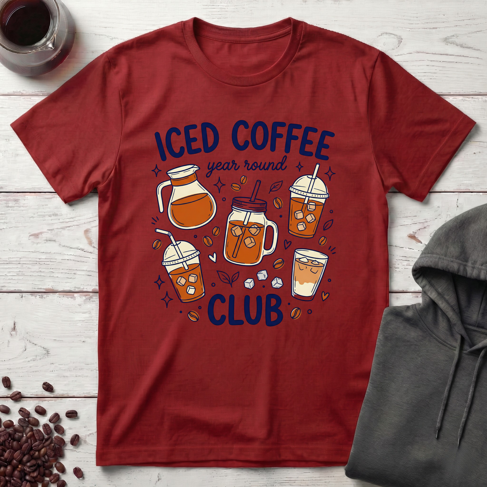 Iced Coffee Year Round T-Shirt