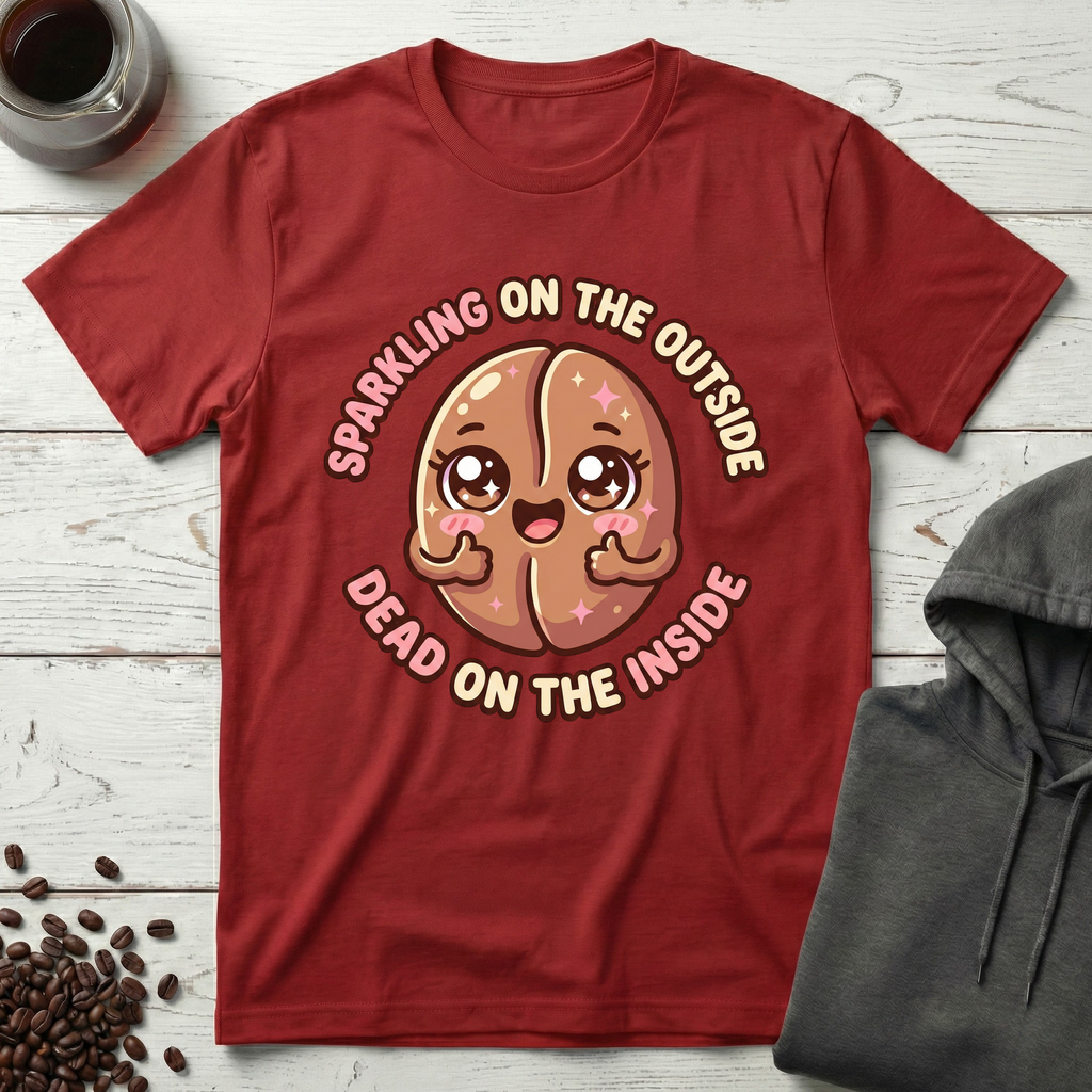 Sparkling on the Outside Dead on the Inside T-Shirt