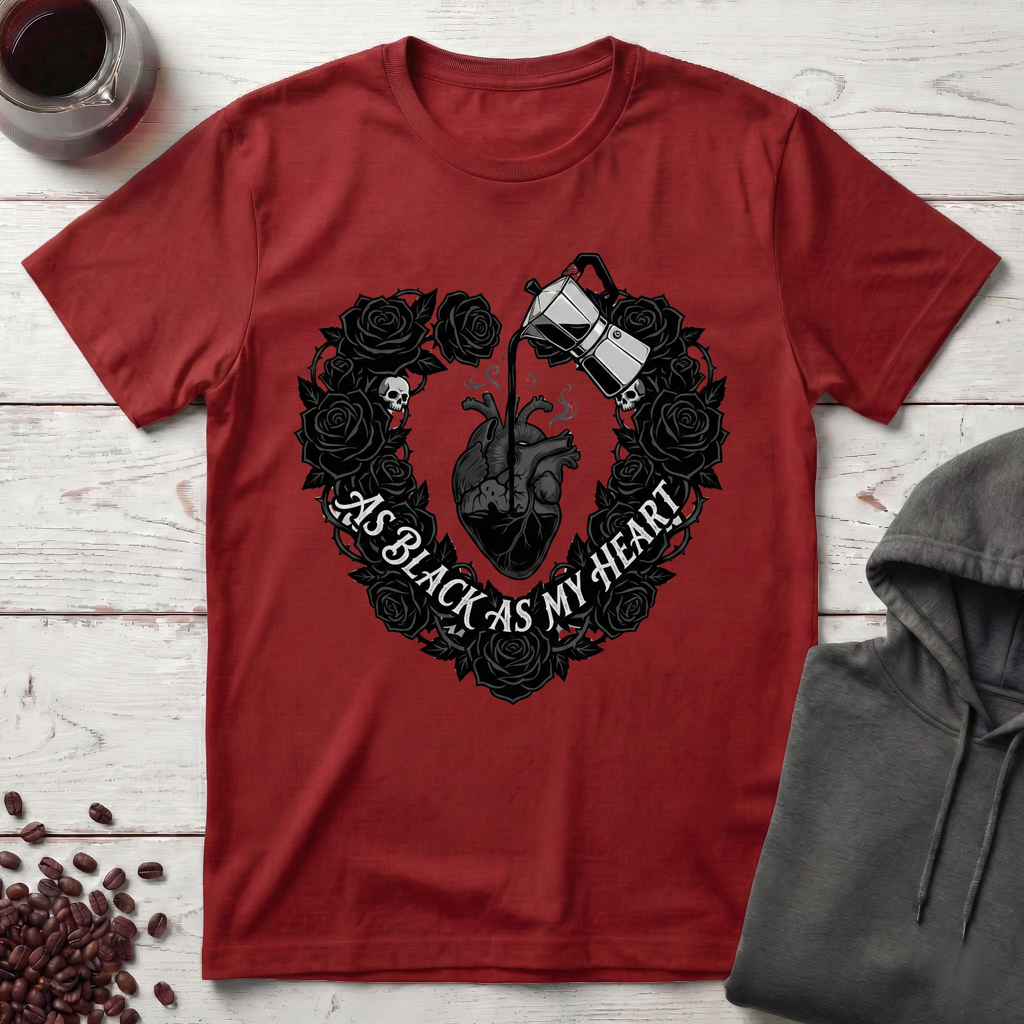 Black As My Heart Gothic T-Shirt