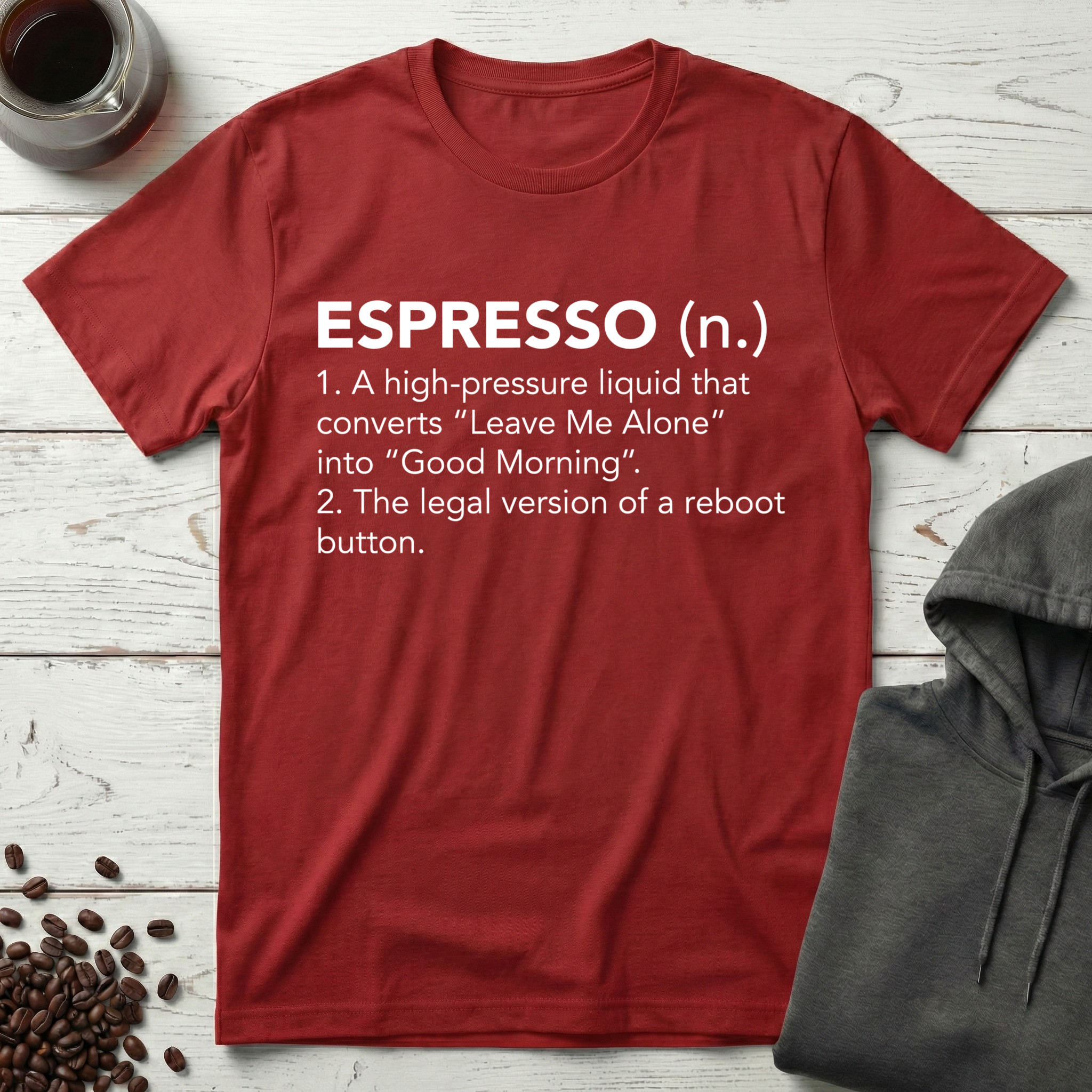Espresso Definition Coffee Humor T-Shirt