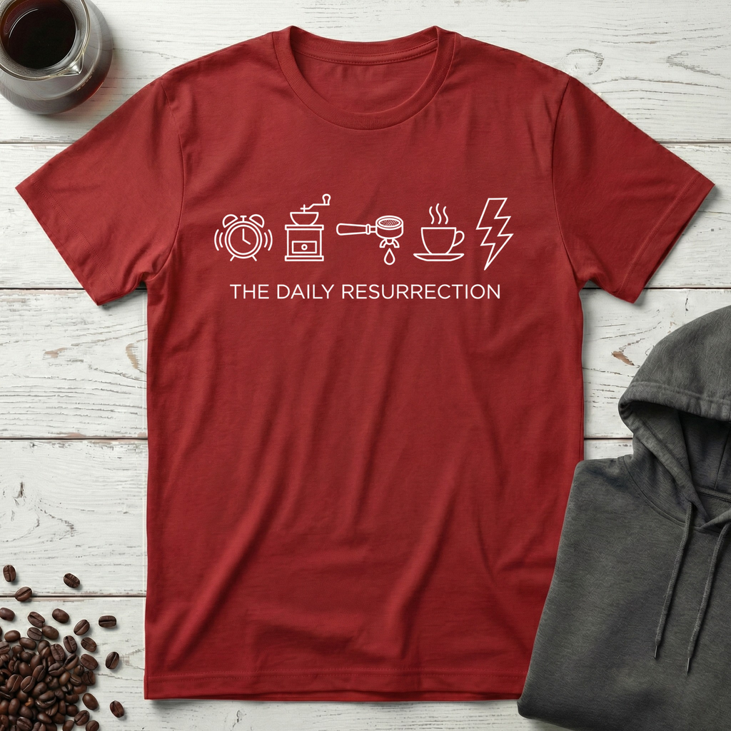 The Daily Resurrection Coffee Evolution T-Shirt