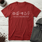 The Daily Resurrection Coffee Evolution T-Shirt
