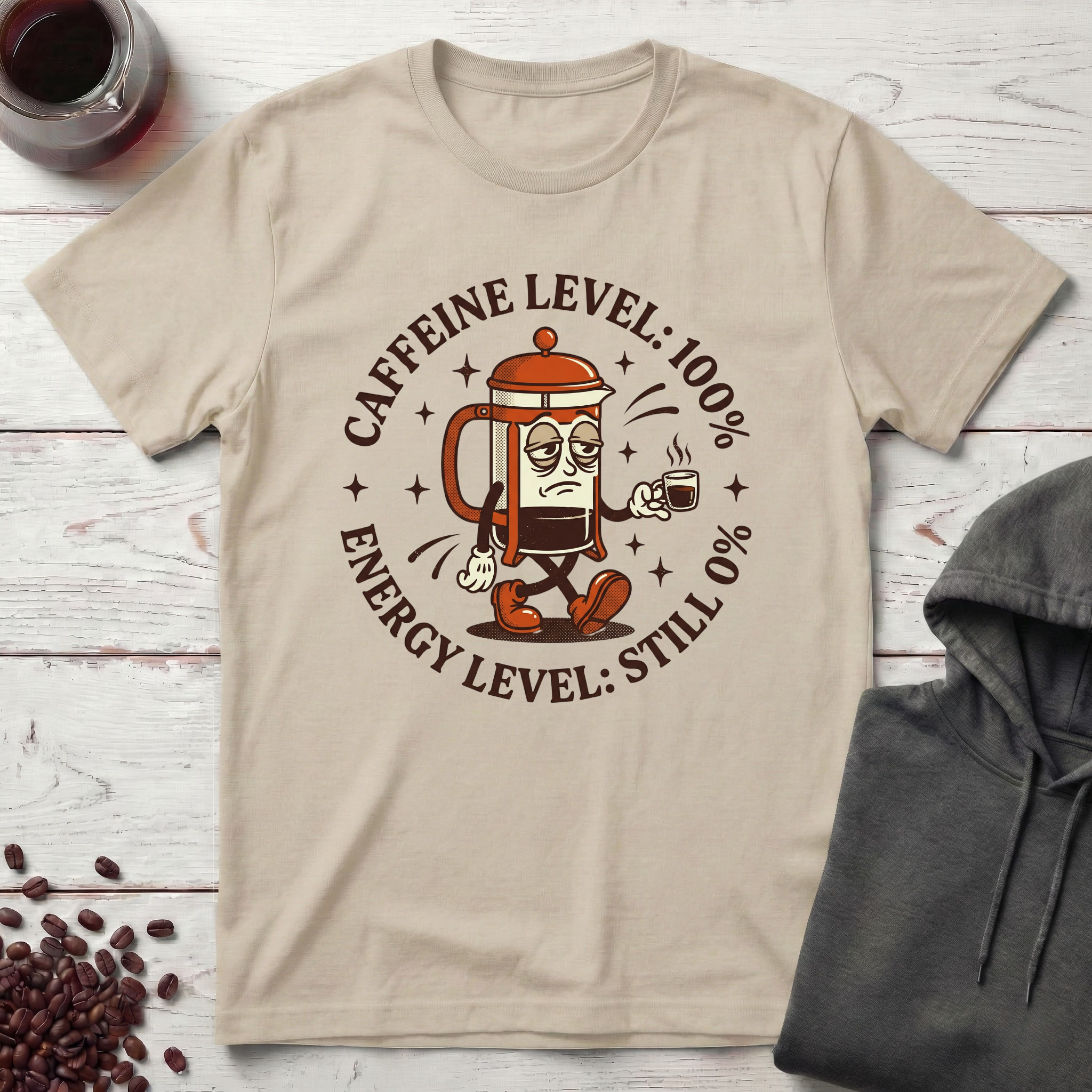 Caffeine Level T-Shirt