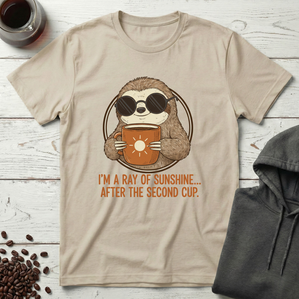 I'm A Ray Of Sunshine After The Second Cup T-Shirt