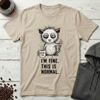 I'm Fine This is Normal Snark Fuel Coffee T-Shirt
