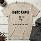 18g In 36g Out Coffee Math T-Shirt