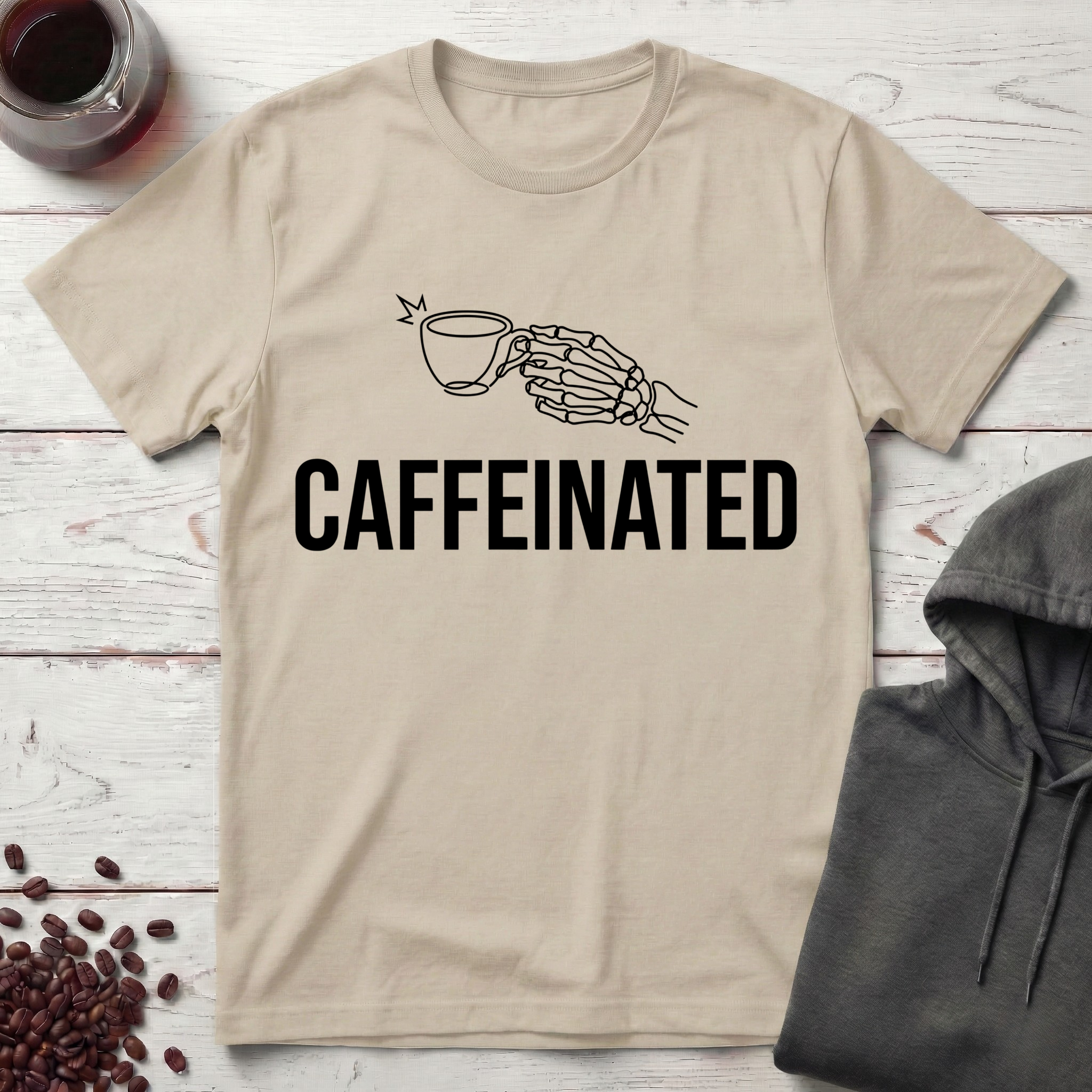 Caffeinated Skeleton T-Shirt