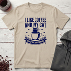 I Like Coffee And My Cat T-Shirt