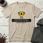 Achievement Unlocked Coffee Trophy T-Shirt