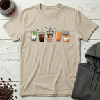 Five Coffee and Tea Favorites Lineup T-Shirt