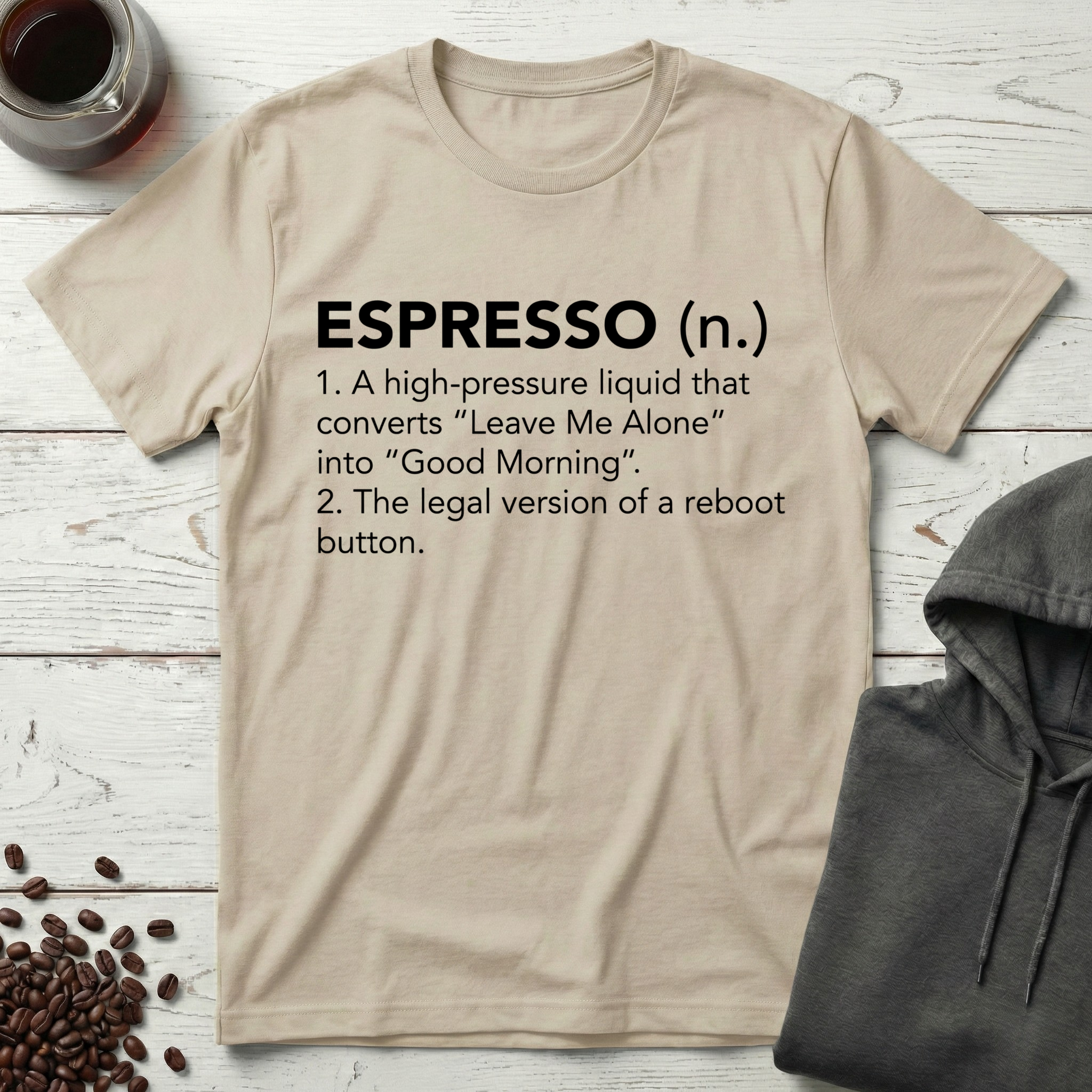 Espresso Definition Coffee Humor T-Shirt