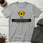 Achievement Unlocked Coffee Trophy T-Shirt