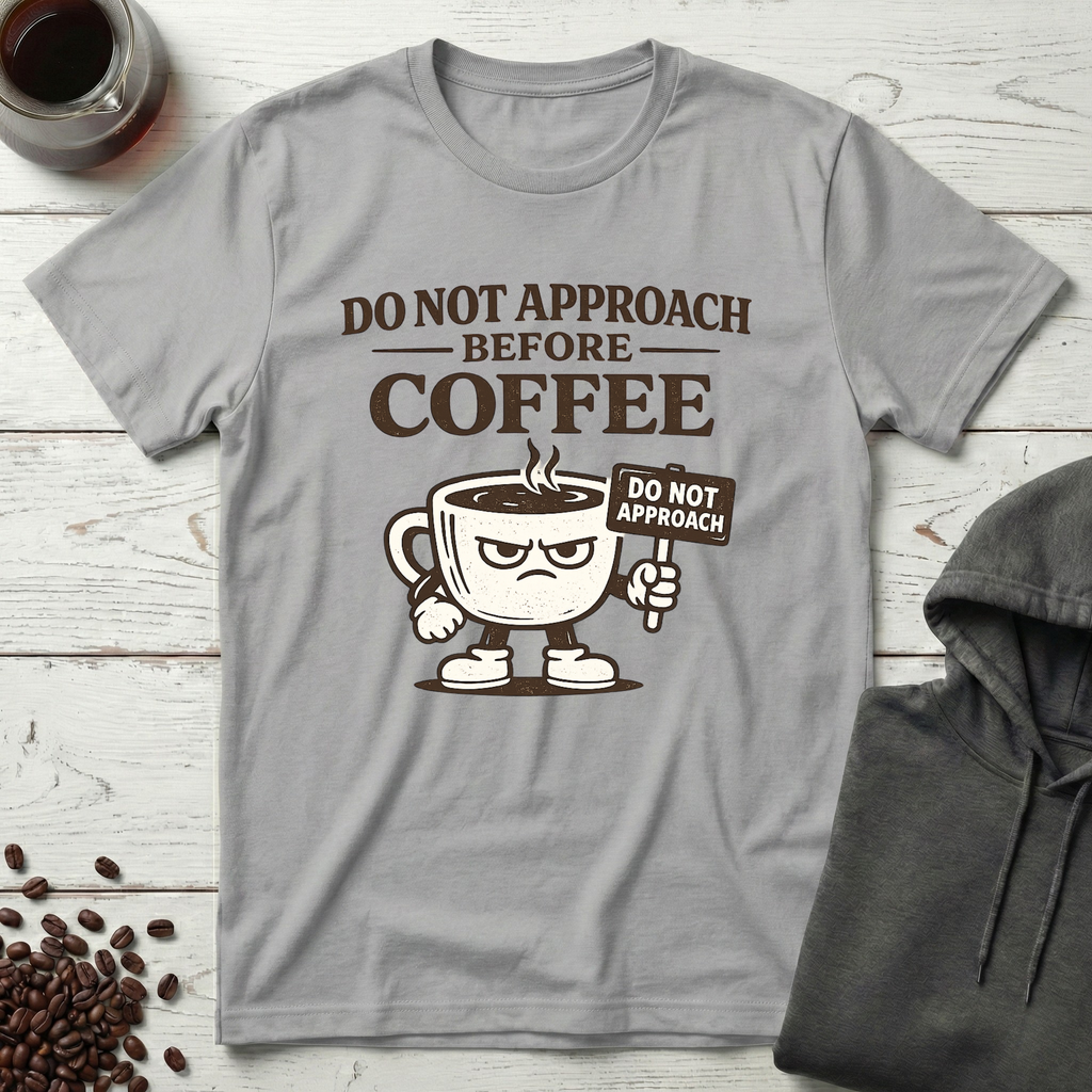 Do Not Approach Before Coffee T-Shirt